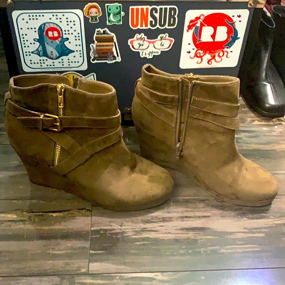Dolce Vita Chunky Wedge Booties
